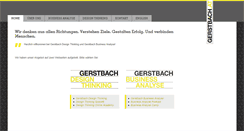 Desktop Screenshot of gerstbach.at
